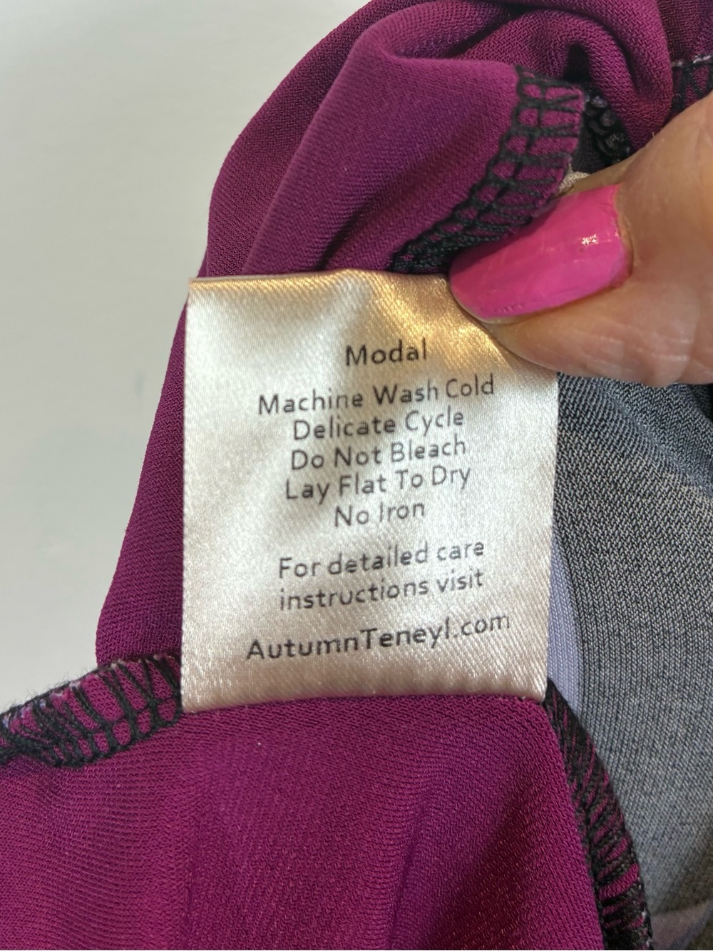 Autumn Teneyl Blue & Purple Geometric Flared Wide Leg Pants, Size M - Picture 4 of 4